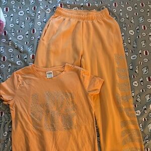Victoria's Secret PINK Orange Set